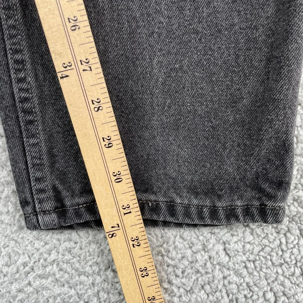 Levi's 550 Jeans Mens 36x32 Black Relaxed Fit Tapered Leg Made in USA Vintage